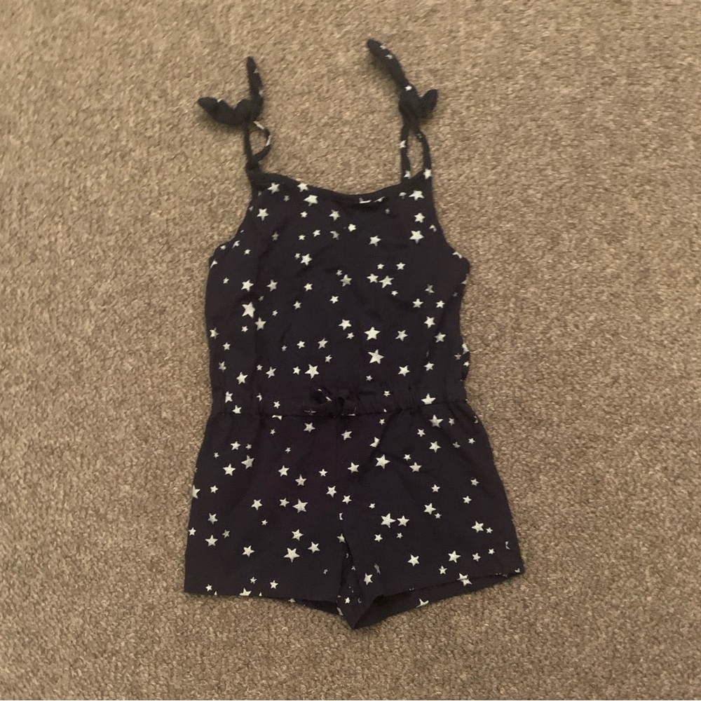 French Toast Glittery Star Romper (4T)